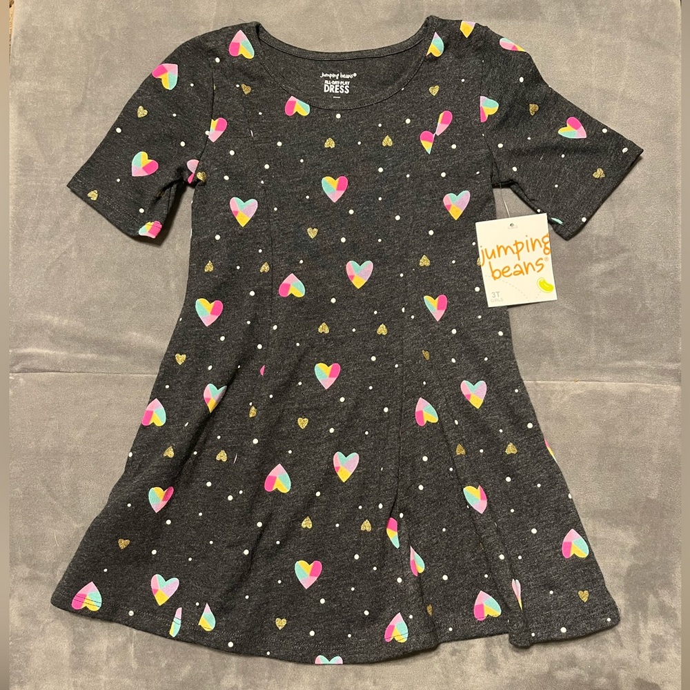 Toddler All Day Play Dress 3T NWT Jumping Beans